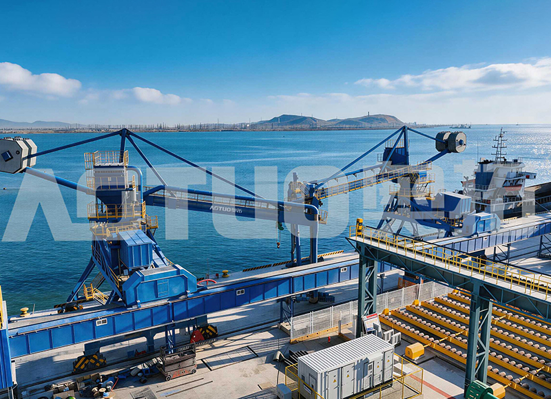 Liaoning Changxing Port Rail-Mounted Screw Ship Unloader